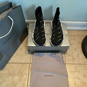 Balenciaga speed logo sock sneaker
